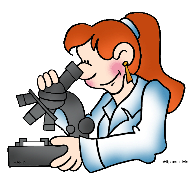Science clip art for. Scientist clipart microscope