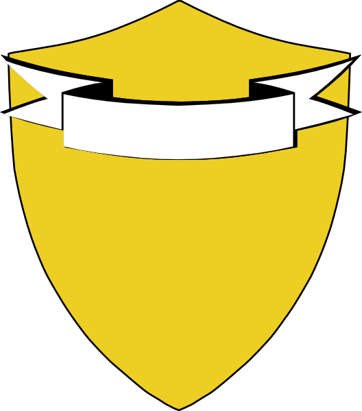 clipart shield ribbon