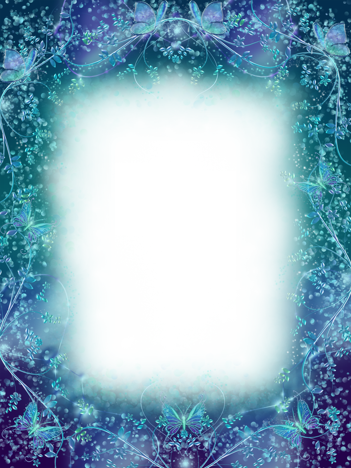 Transparen magic frame with. Clipart banner sky