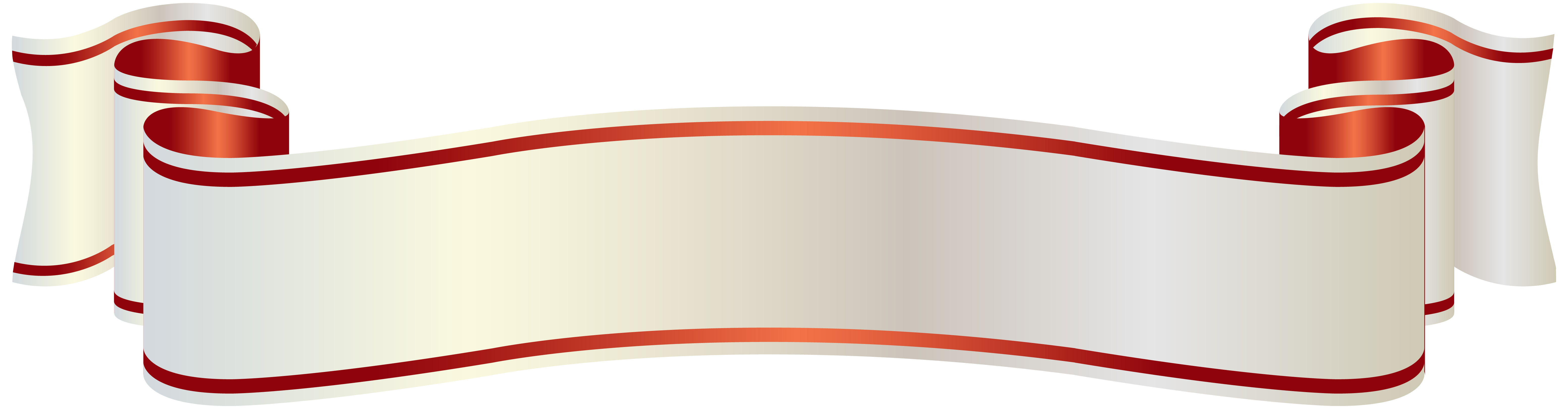 And red png picture. White clipart banner