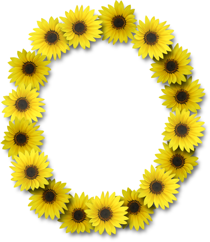 clipart banner sunflower