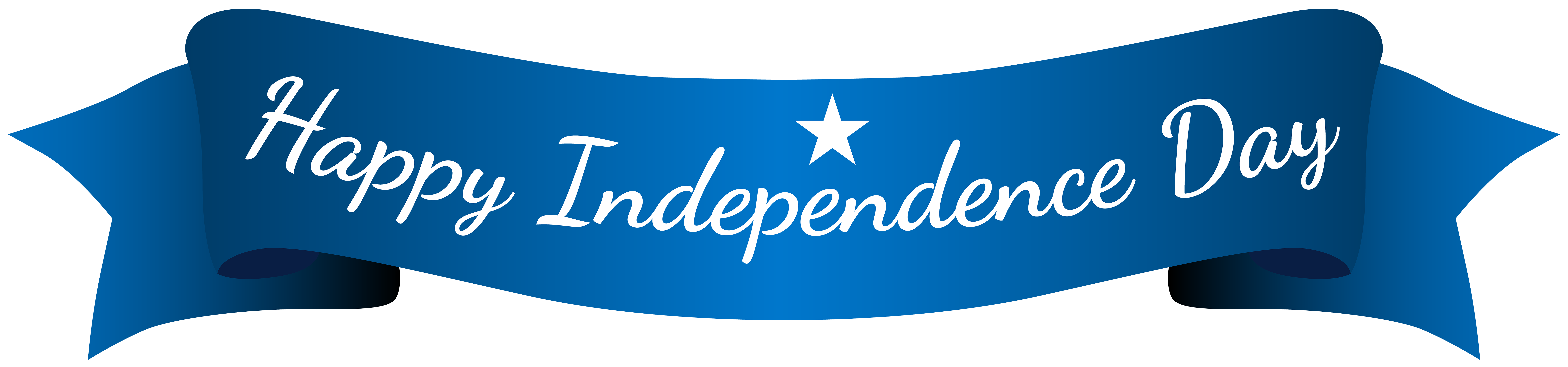 Happy independence day banner. Clipart ruler blue