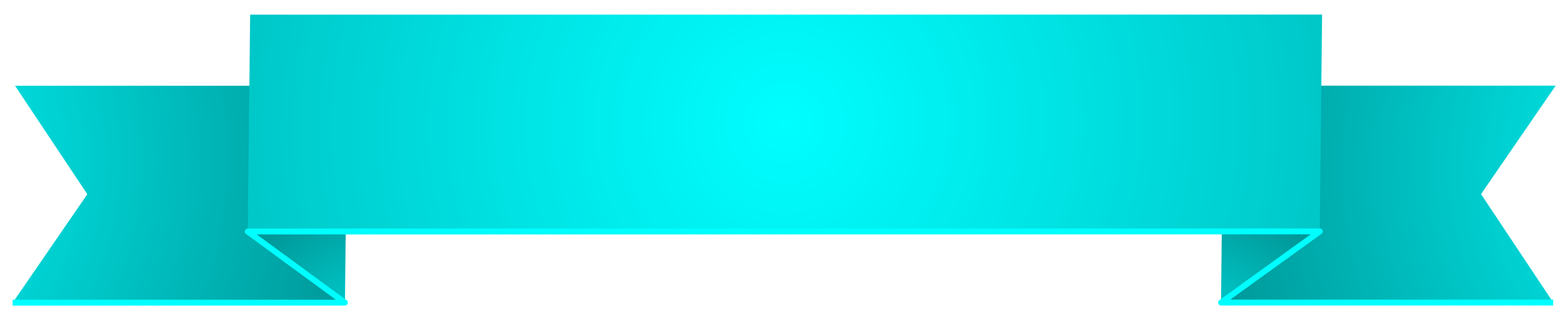 clipart banner teal