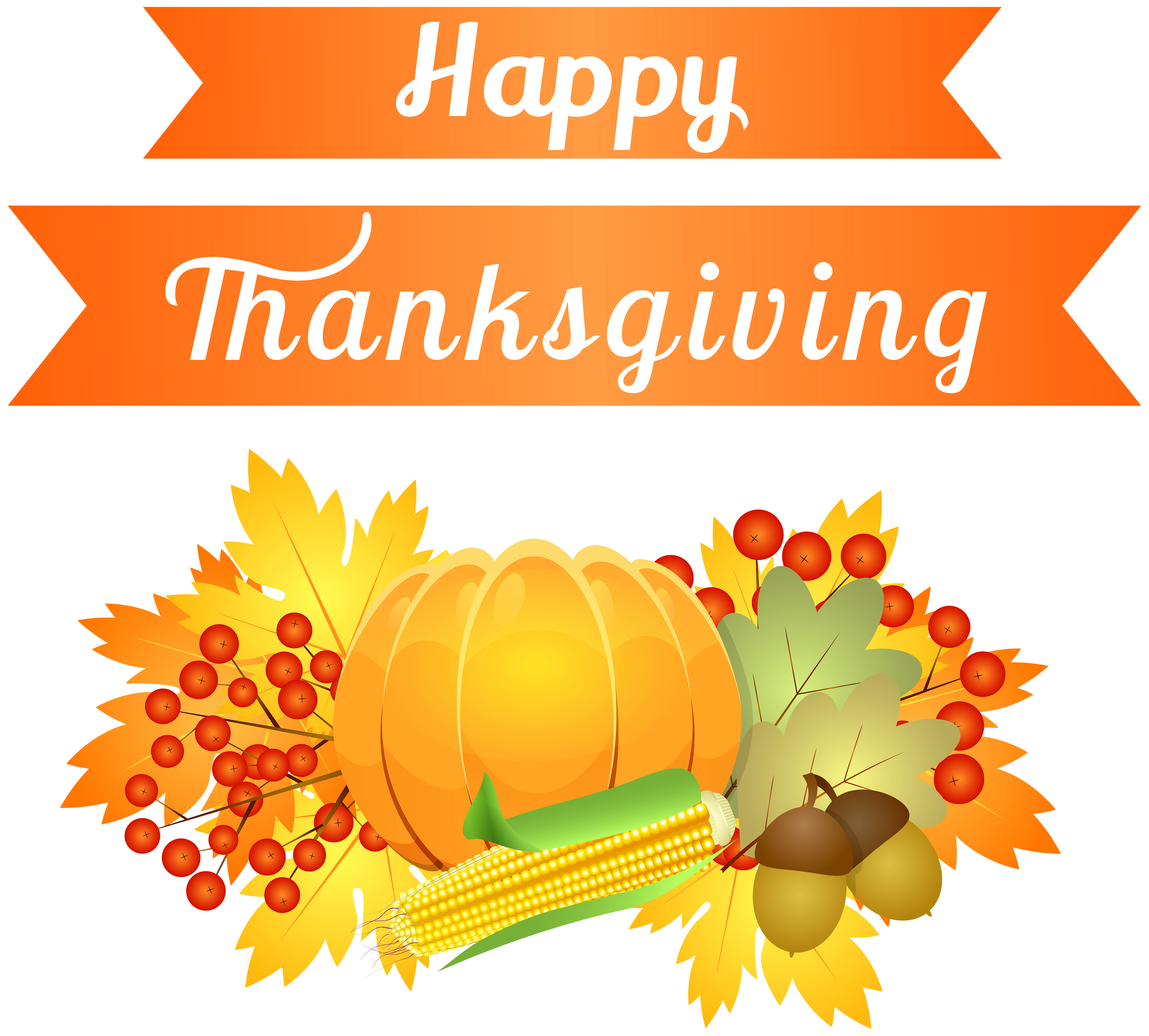 Happy decoration clipart image. Thanksgiving png images