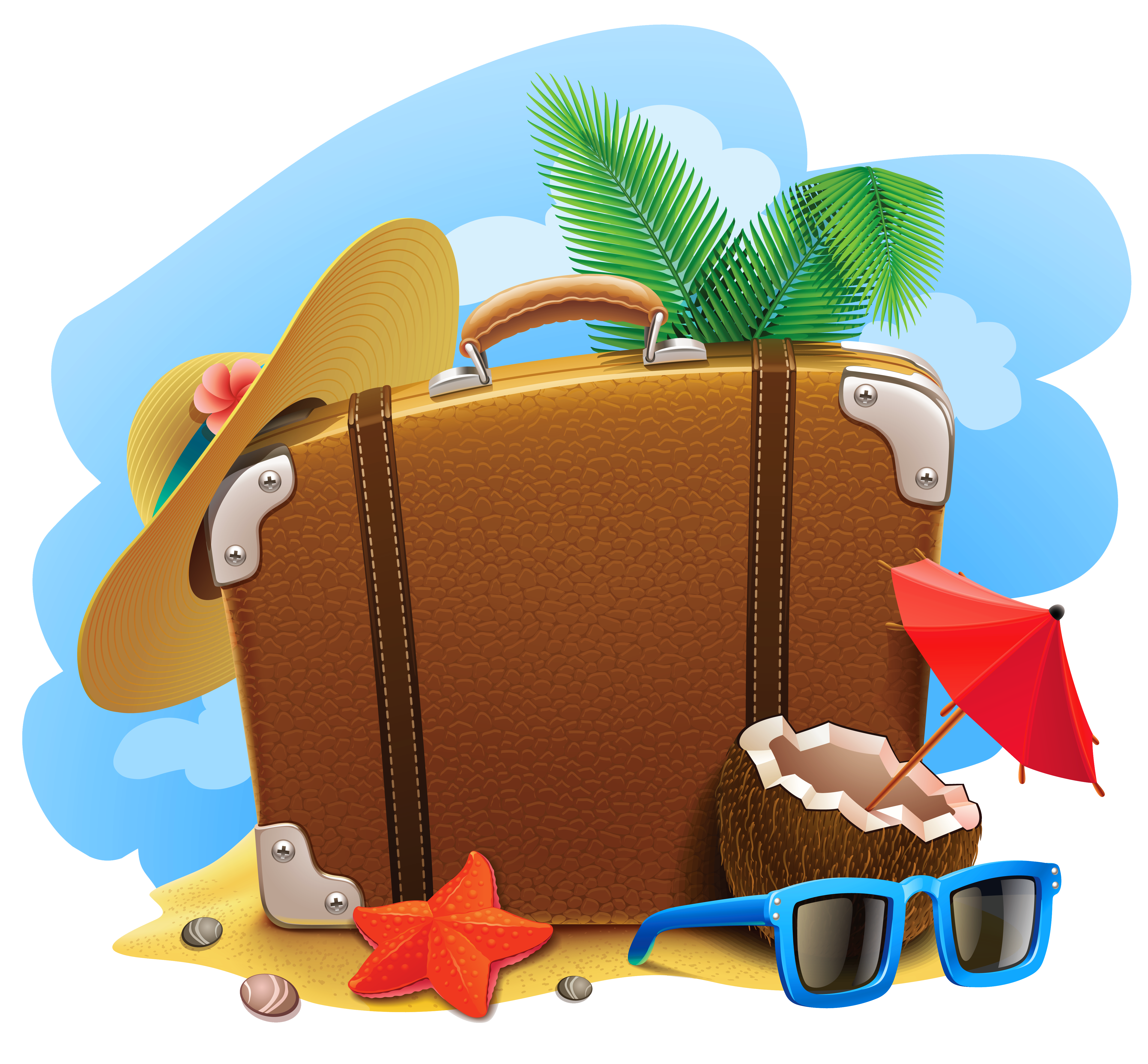 traveling clipart summer