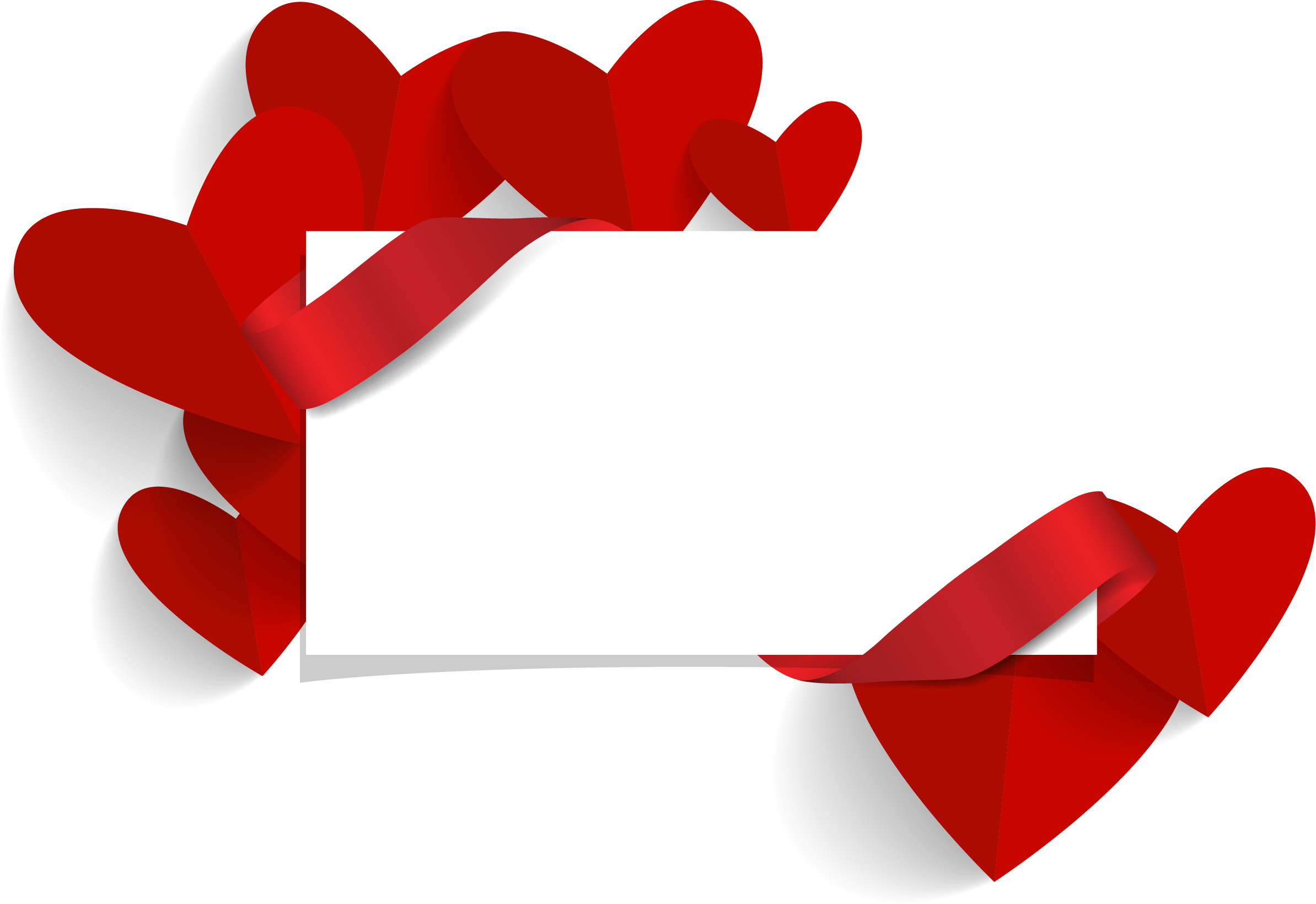 Day wedding invitation scene. Clipart banner valentines