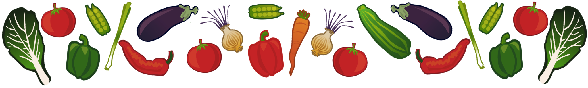 clipart banner vegetable