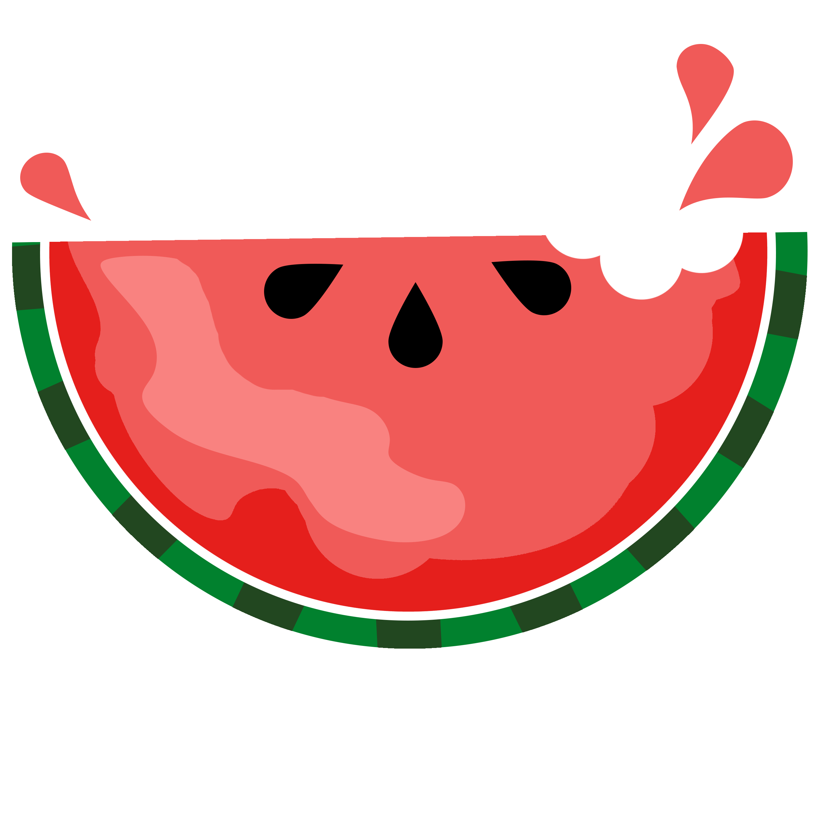  collection of red. Watermelon clipart transparent background