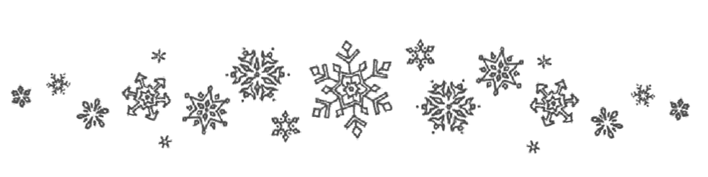  collection of winter. Scroll clipart top border