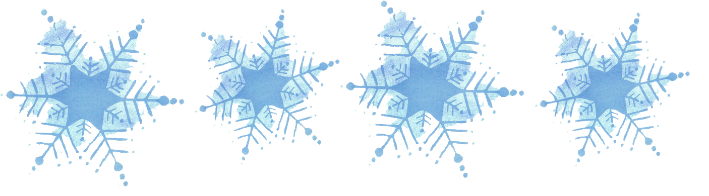 snowflake clipart banner