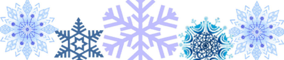 snowflake clipart banner