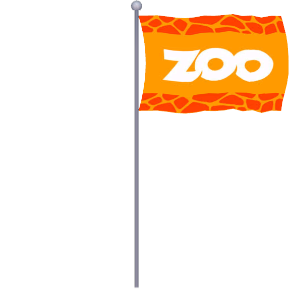 clipart banner zoo
