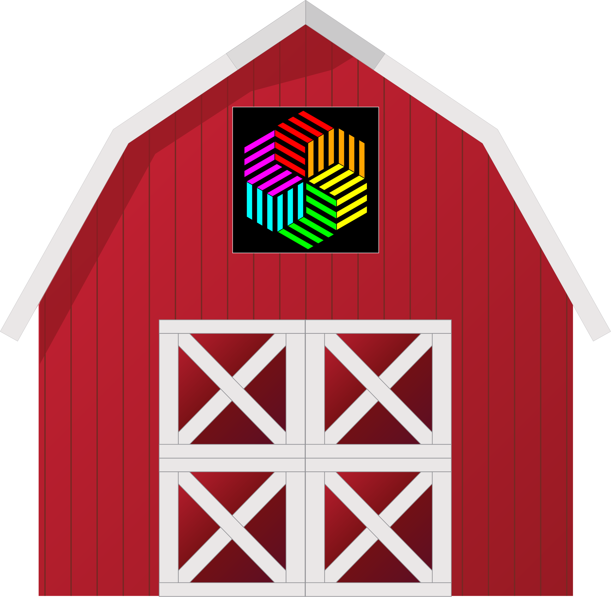 farmhouse clipart barn silo