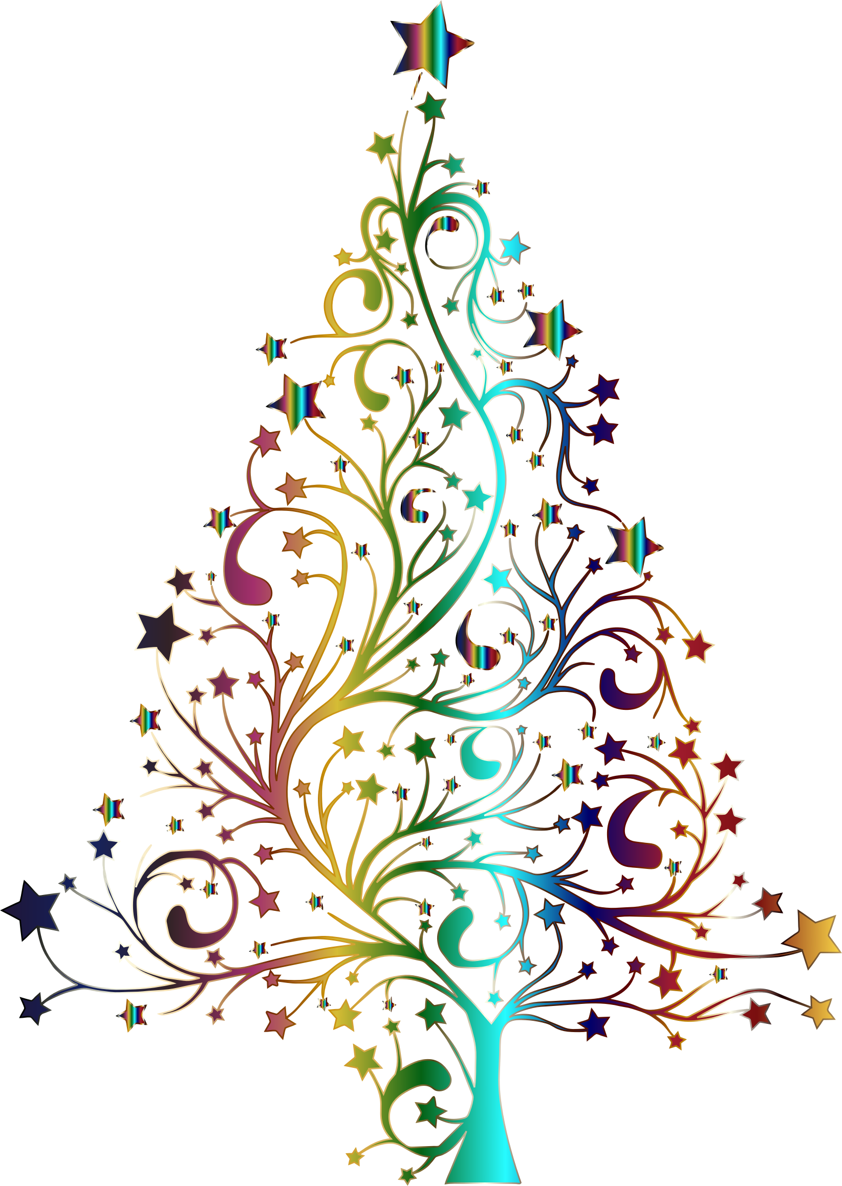 flourish clipart christmas