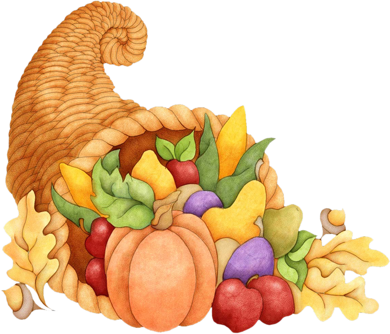clipart thanksgiving cornucopia