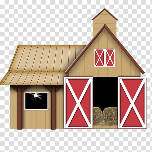 clipart barn farm shed