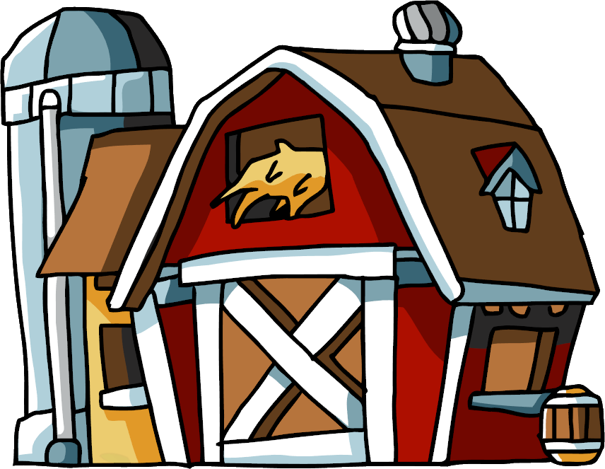 Clipart barn hay barn. Image png scribblenauts wiki