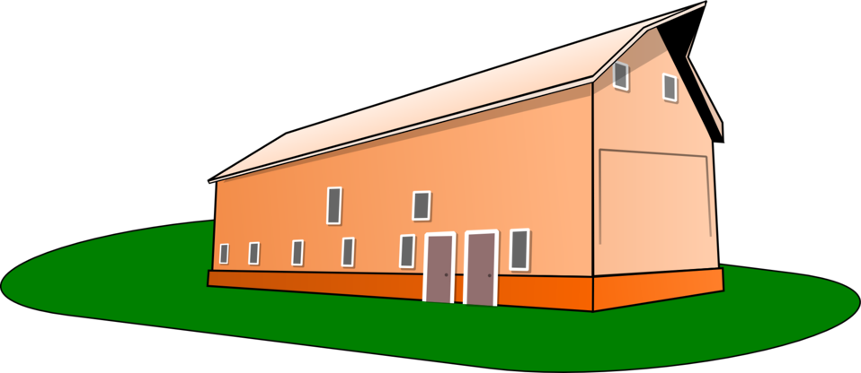 field clipart barn