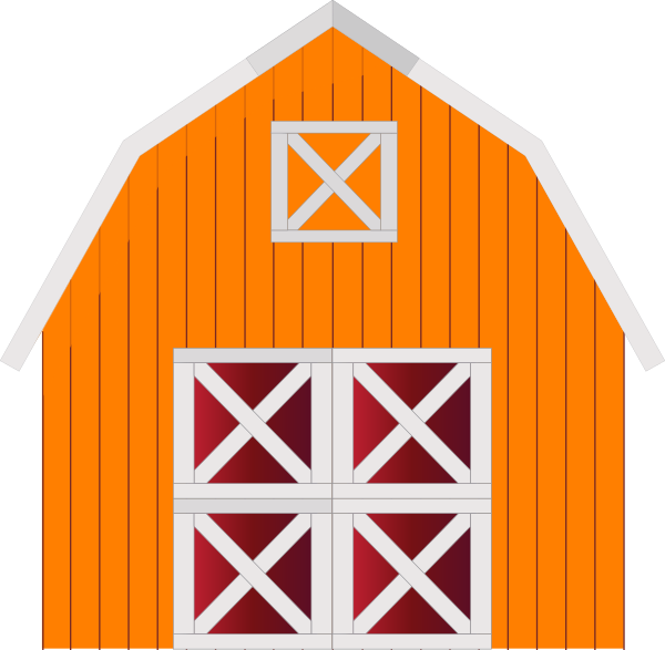 orange clipart barn