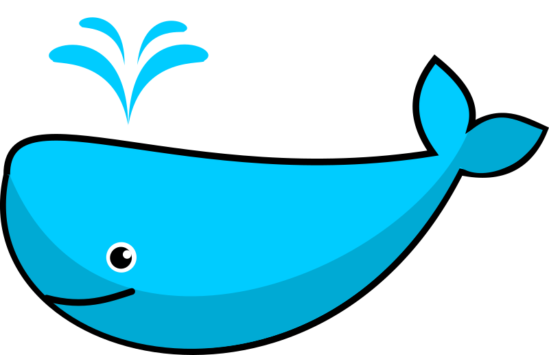 Cute clipart whale.  collection of free
