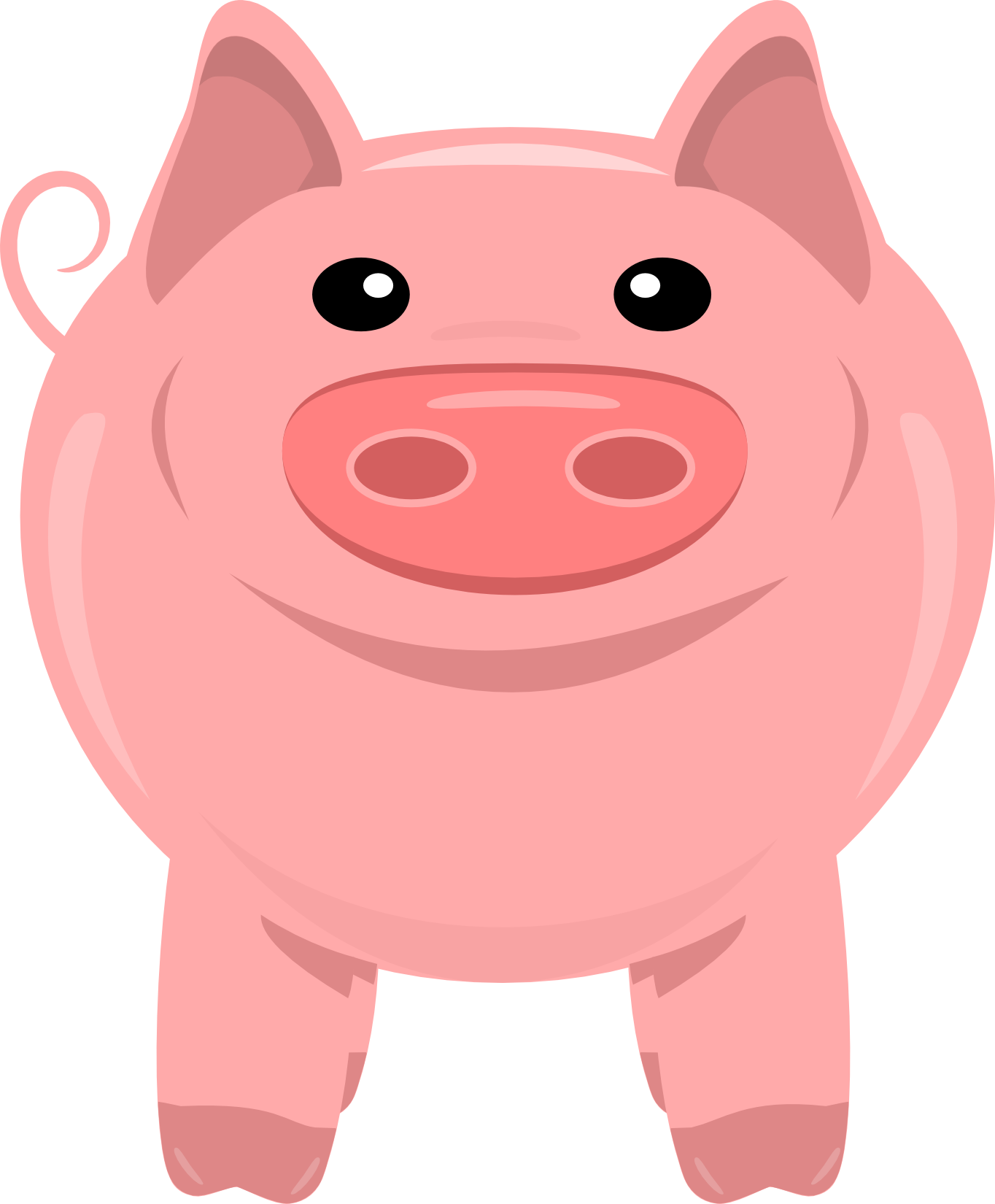 clipart pig domestic animal