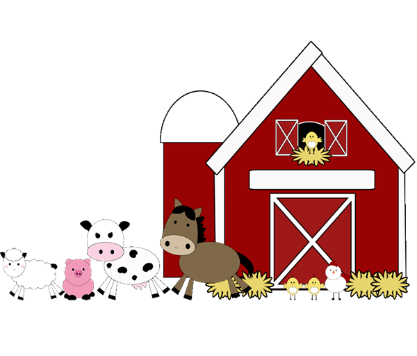 clipart barn red american