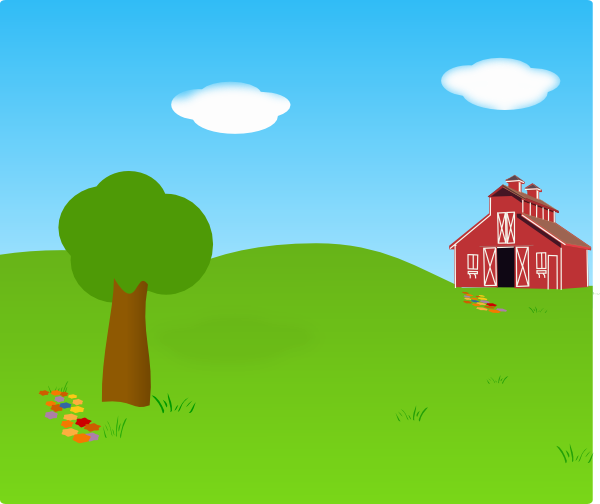 outdoors clipart scenery background