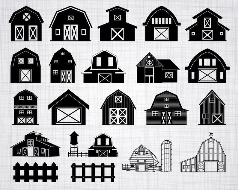 Clipart barn svg, Clipart barn svg Transparent FREE for ...