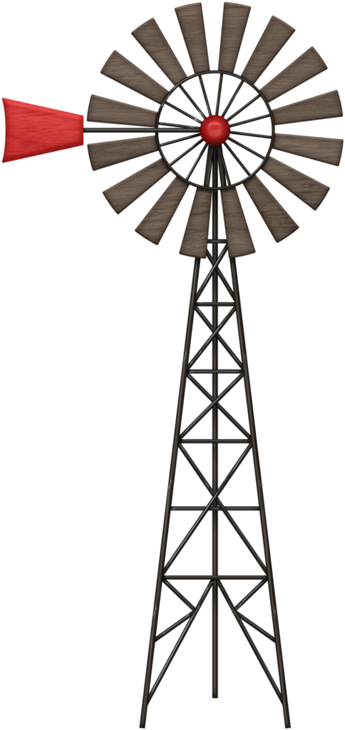 clipart farm windmill