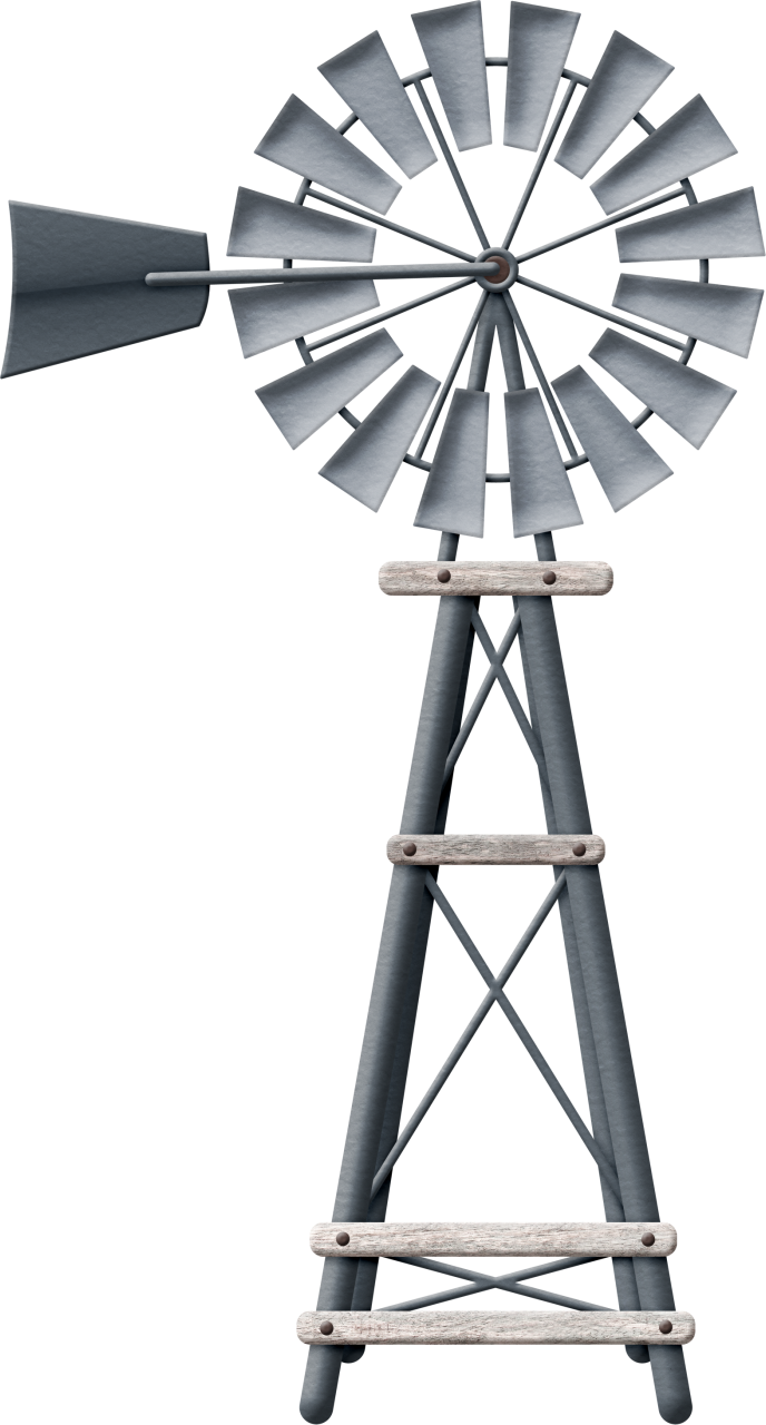 clipart barn windmill