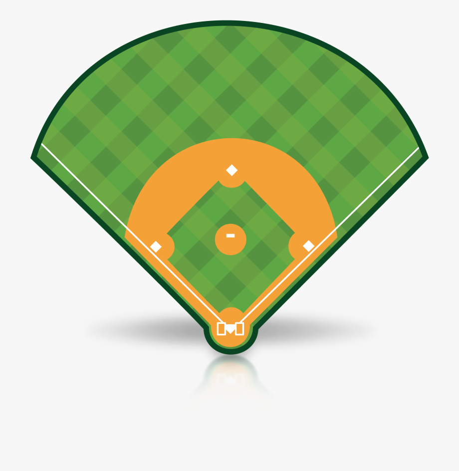 clipart baseball baseball diamond