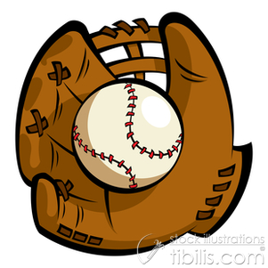 clipart baseball baseball mitt