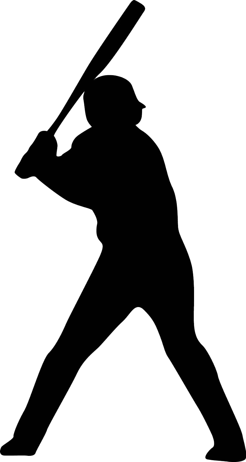 Clipart baseball baseball player. Batter softball clip art