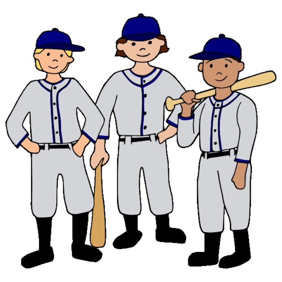 Clipart baseball baseball team. Clip art free image