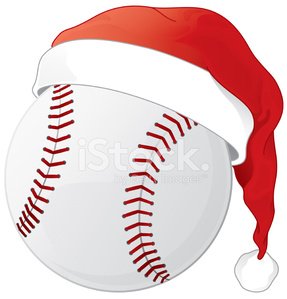 clipart baseball christmas