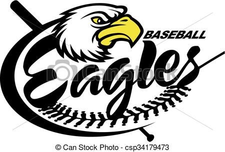 eagle clipart baseball