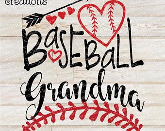 grandma clipart baseball