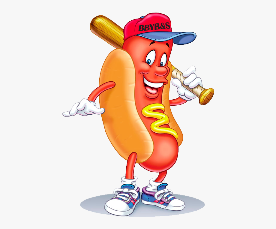 hotdog clipart baseball