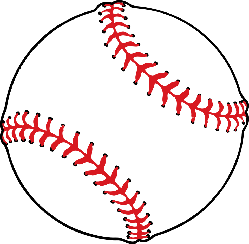 Public domain clip art. Softball clipart clear background