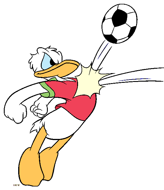 Disney soccer sports at. Duckling clipart clip art