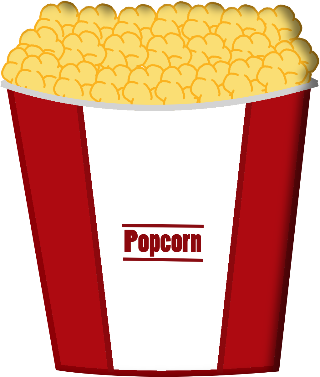 Transparent png pictures icons. Clipart free popcorn