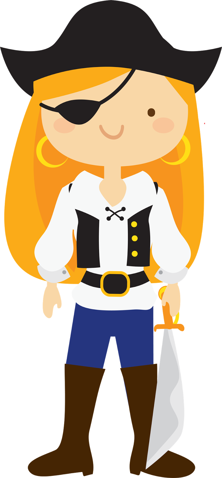 Queen teaching treasures back. Faces clipart pirate