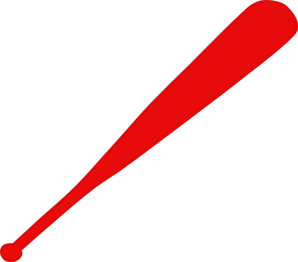 Red baseball clip art. Clipart bat cross