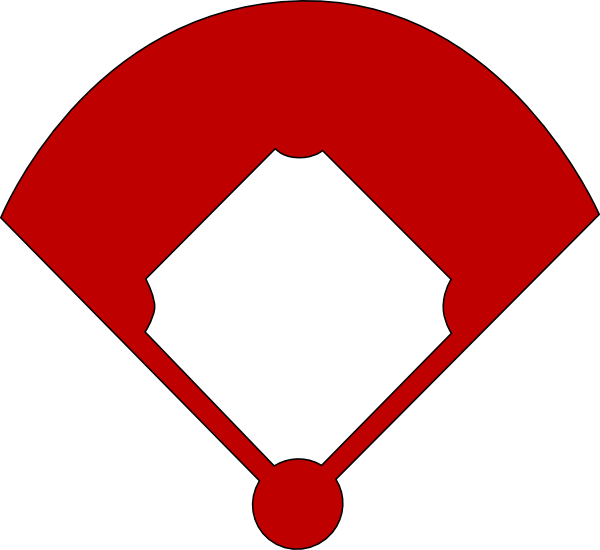 red clipart baseball