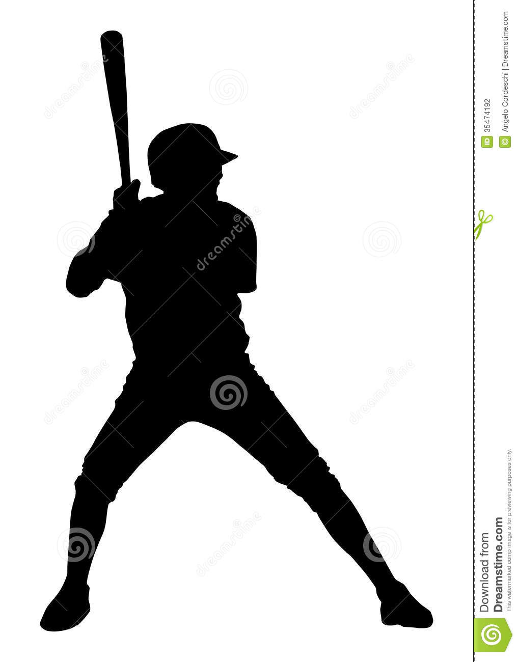 clipart baseball shadow