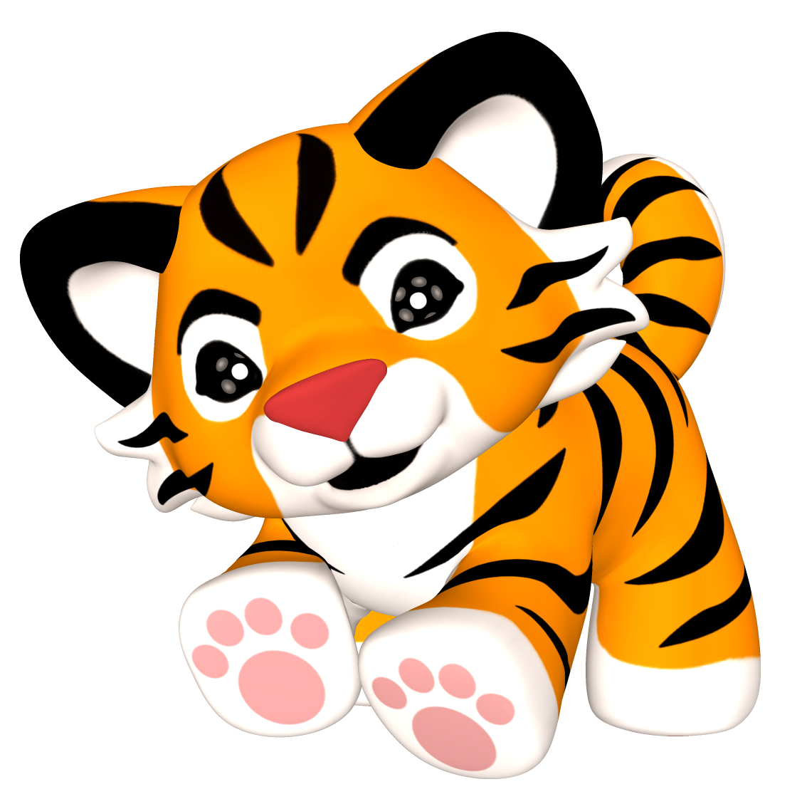 Panther clipart cute baby. Free tiger at getdrawings