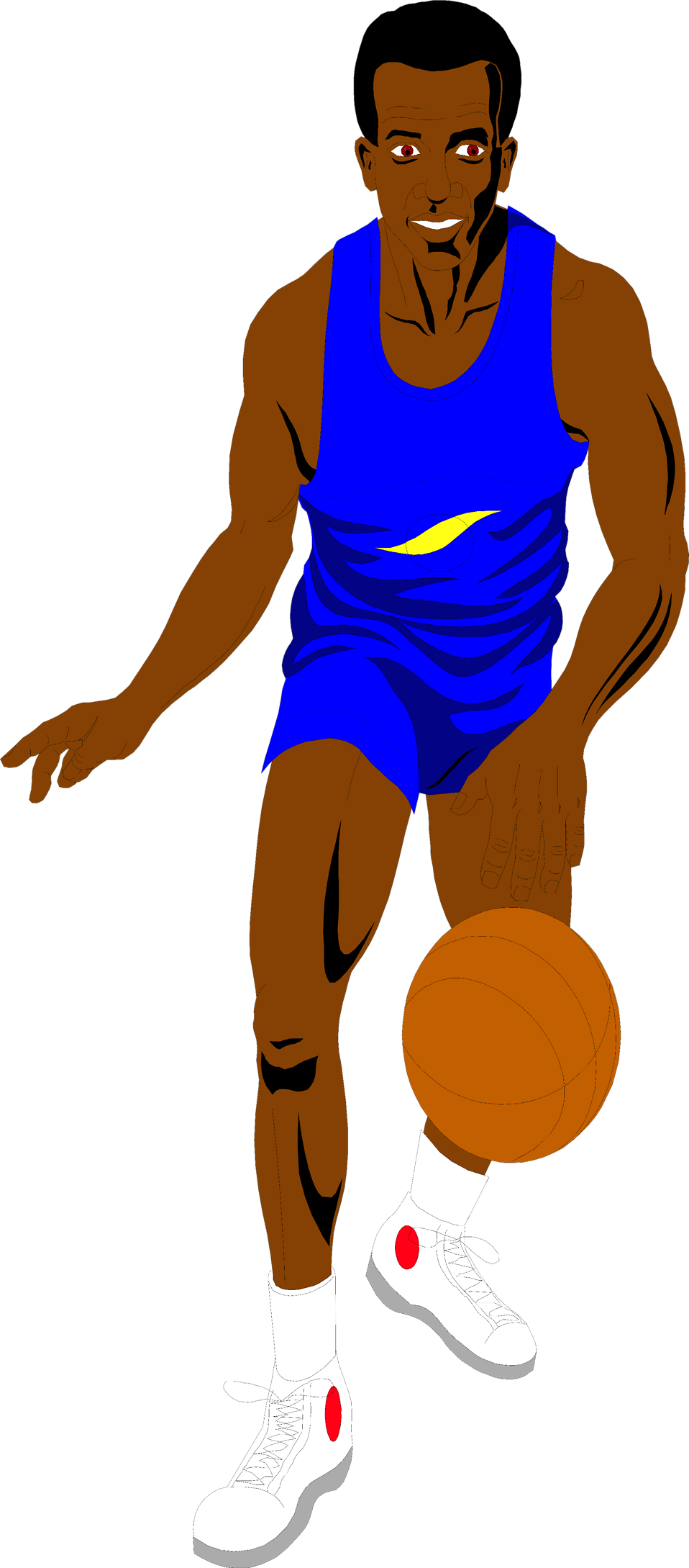 clipart people basketball