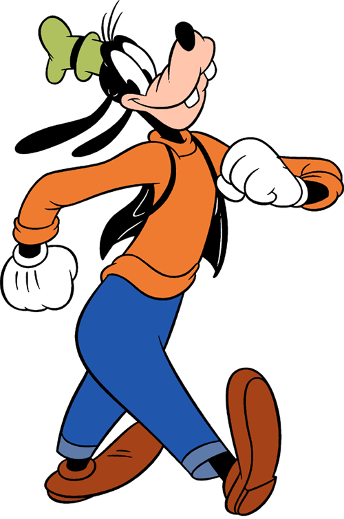 Classic disney characters gif. Witch clipart goofy
