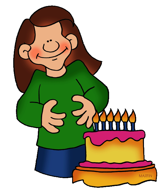 Clipart girl birthday. For girls at getdrawings