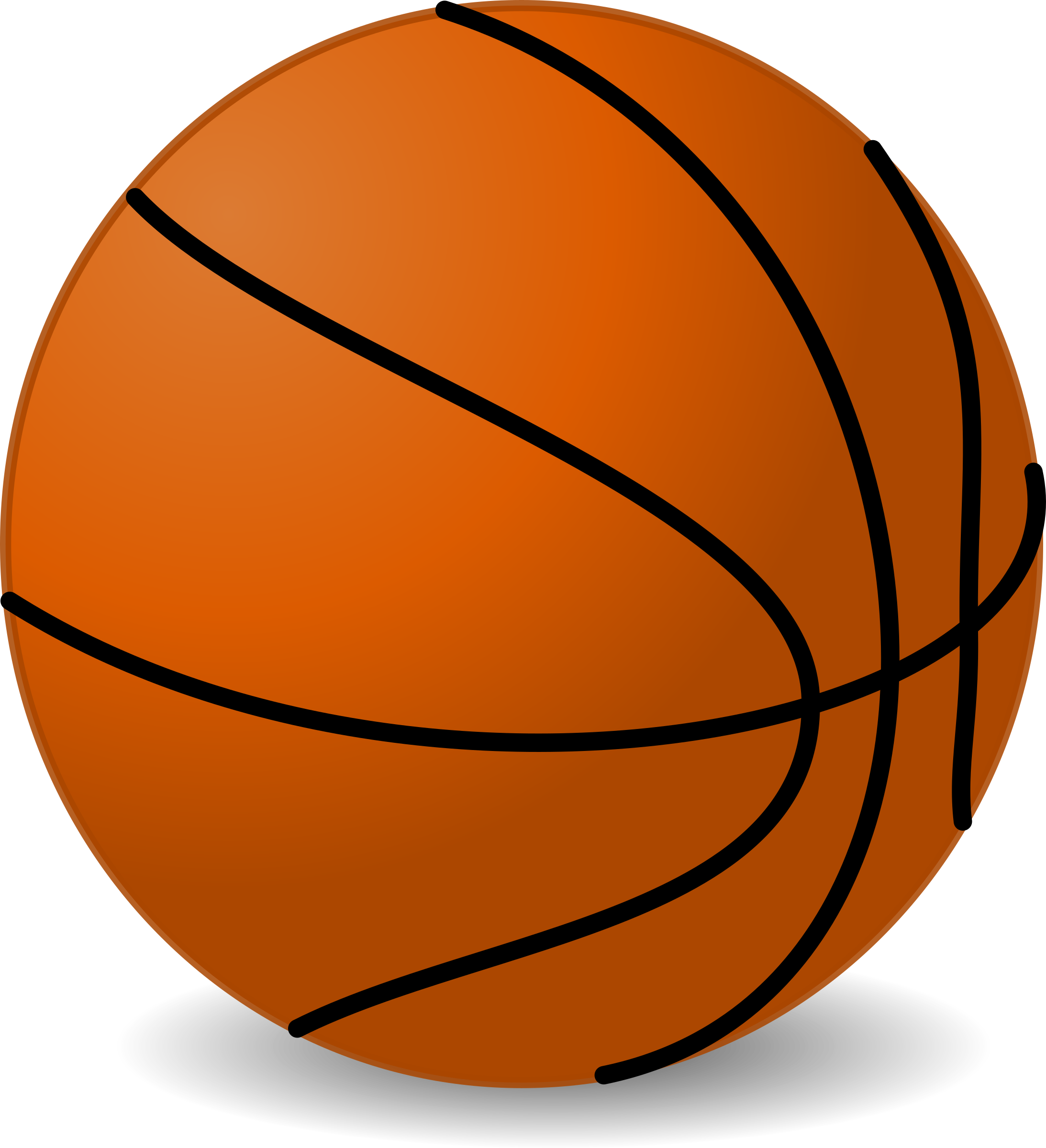 Basketball cartoon